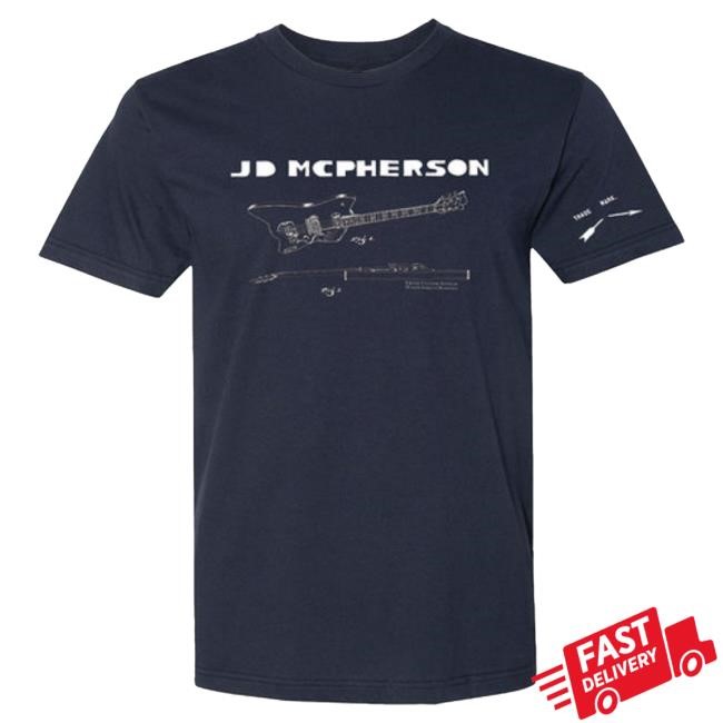 Official JD McPherson Flat Guitar New Shirt