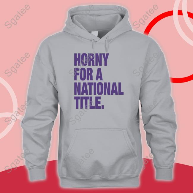 Horny For A National Title Shirt White