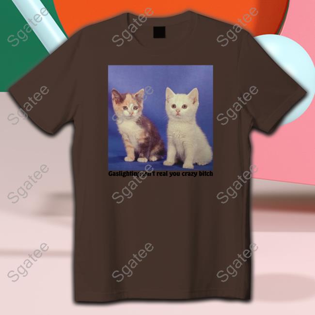 Gaslighting Isn't Real You Crazy Bitch Tee Shirt