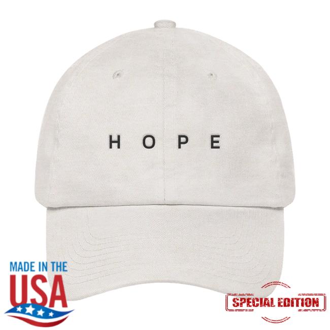 Official White "Hope" Dad Hat