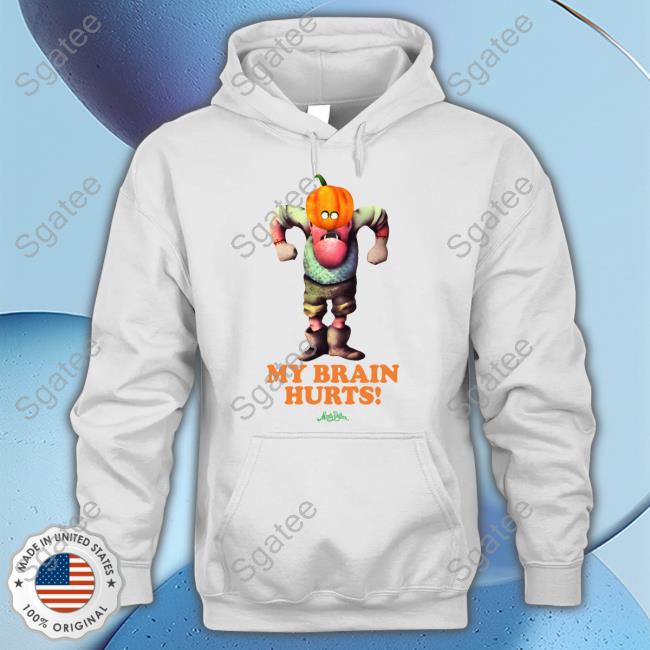 Official My Brain Hurts Gumby Halloween Hoodie