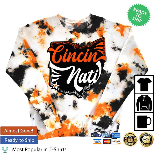 Official Ohio Clothing Store Shop Cincinnati Tie Dye 3D Top Shirt Ohioclothing