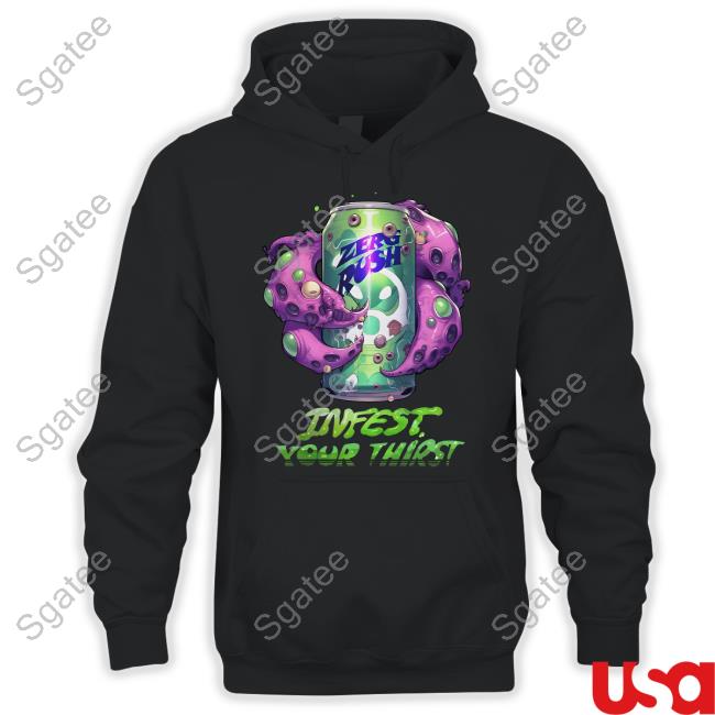 Official Blizzard Gear Store Merch StarCraft Zerg Rush T-Shirt