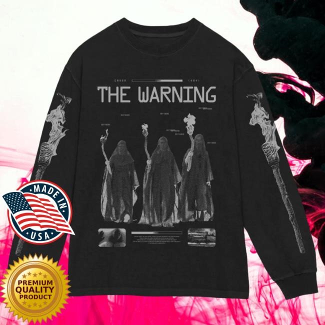 Official The Warning Merch Store ERROR (404) Deluxe Long Sleeve Tees The Warning Band
