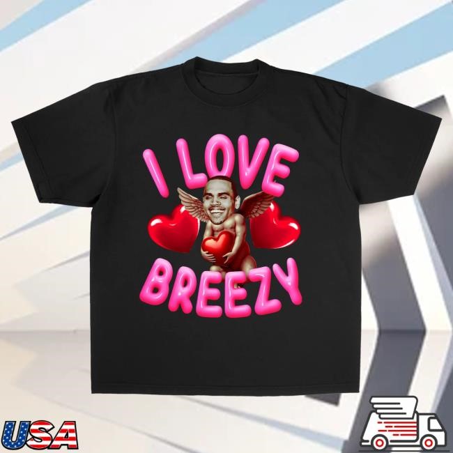 Official Chris Brown Merch Store Chris Brown Breezy Cupid S/S Top Shirt