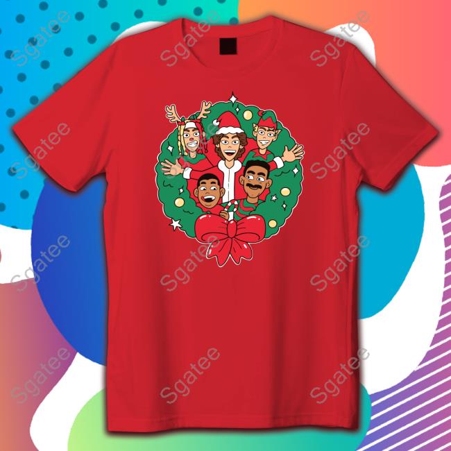 Wreath Christmas Sweatshirt Baylen Levine
