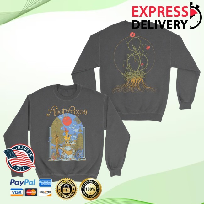 Fleet Foxes Cat Strum New Crewneck Sweatshirt