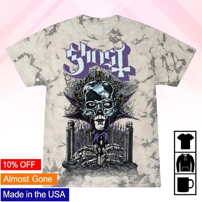 Ghost Merch Store Ghost Band Rock At The Gates Crystal Tees