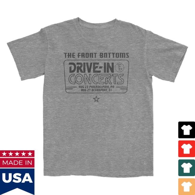 The Front Bottoms Merch Drive In Concerts S/S Tee | The Front Bottoms Official Store