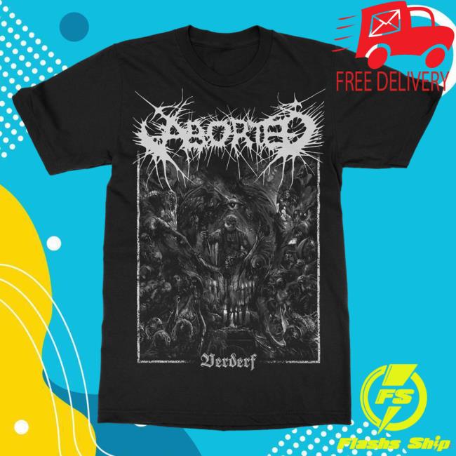 Official Indie Merch Store Shop Aborted "Verderf" Popover Shirt IndieMerchStore