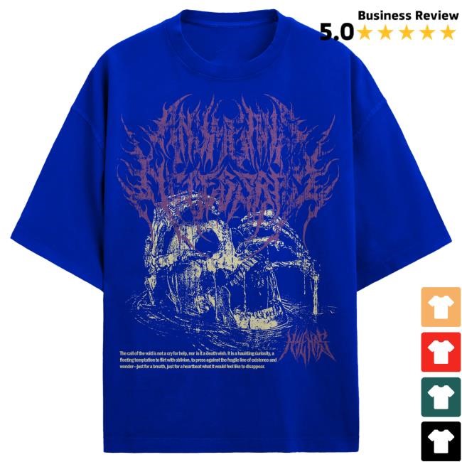 Official Any Means Necessary Clothing Call of the Void Tees Black