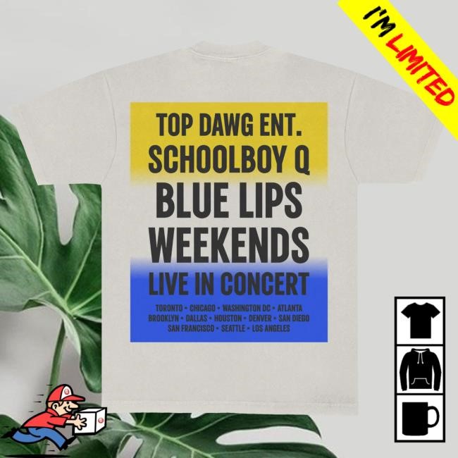 The Blue Lips Tour New T-Shirt TDE Apparel
