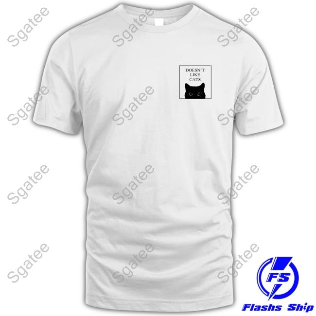 Official Never Trust A Man Who Doesn't Like Cats T Shirt