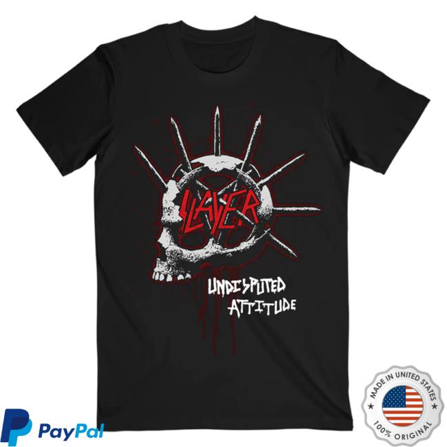 Official Slayer Clothing Store Shop Merch Undisputed Attitude Spike Shirt
