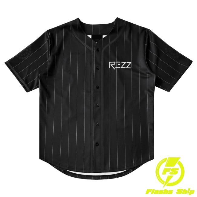 Official Rezz Merch Store REZZ - Silence - Baseball Jersey Tshirt