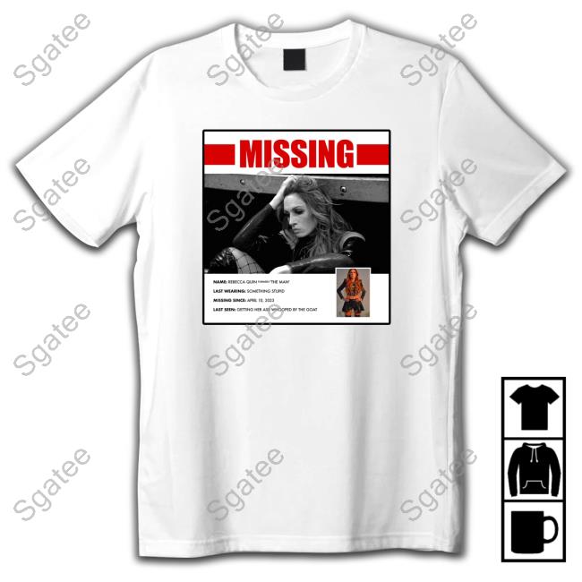 Trish Stratus Wearing Rebecca Quin Missing T Shirt