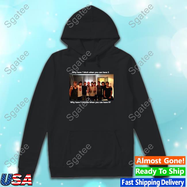 Why Have 1 Bitch When You Can Have 5 Why Have 5 Bitches When You Can Have 9 T Shirt