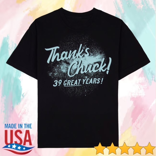 Official The Life Of Chuck Cosmic Chuck Tee Shirt - Neon