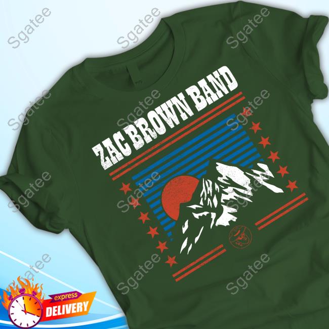 Official Zac Brown Band Merch Mountain Peak Shirt