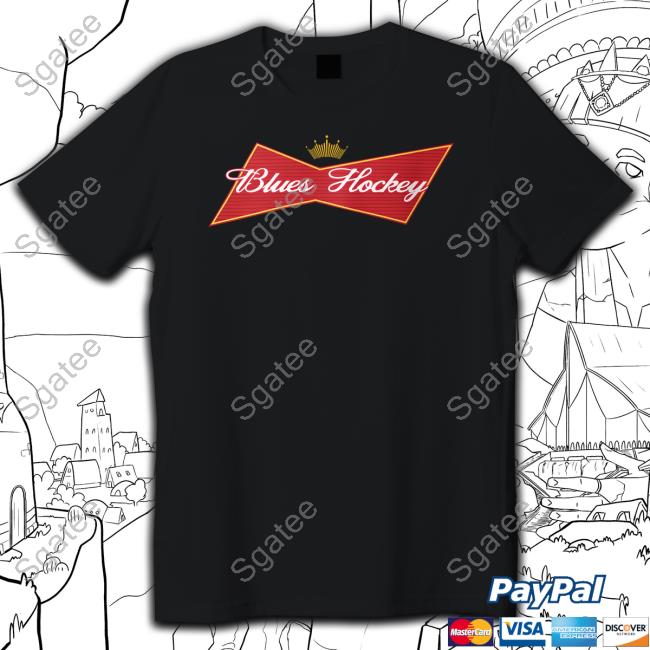Budwieser Blues Hockey T Shirts
