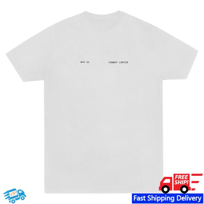 Official Beyonce Merch Store Beyoncé ACT II SHORT SLEEVE T-Shirt Beyonce Apparel Clothing Shop