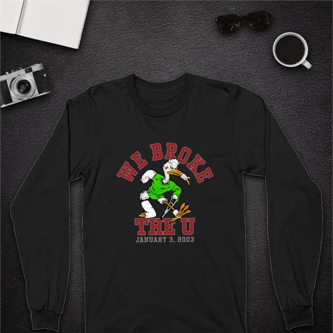 Eleven Warriors Merch We Broke The U January 3 2003 T Shirt Jason Priestas