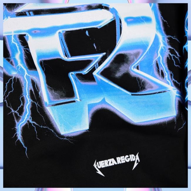 Official Fuerza Regida Merch Store Rocker - Attractive Hoodie Black