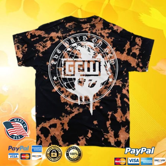 WRLD on GCW Acid Wash T Shirt GCW Merch