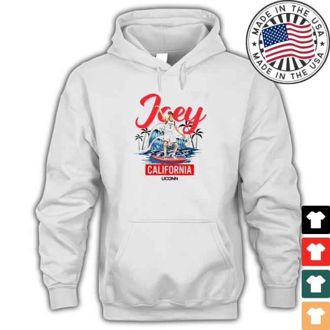 Joey California UConn Huskies Shirt Official Joey California UConn Huskies Long Sleeve Tee