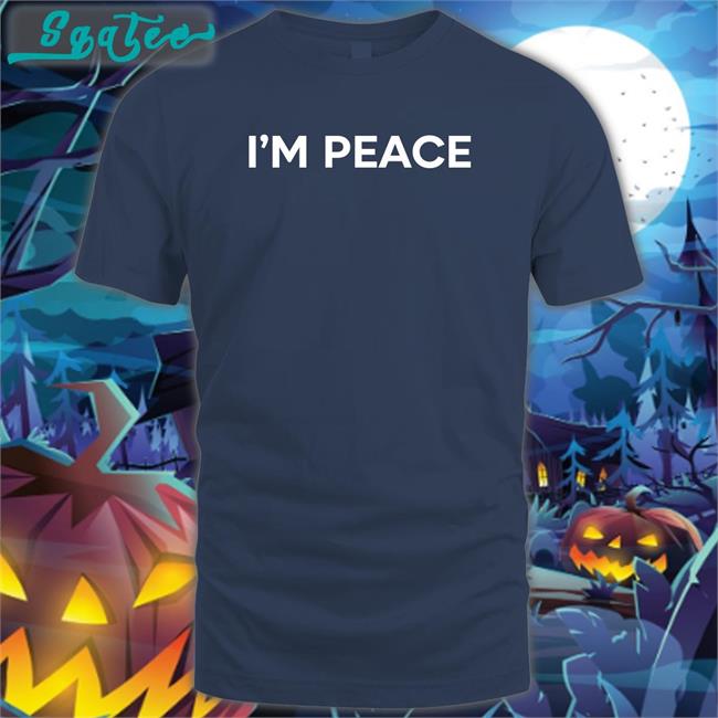 Gure I'm Peace Original Black Tee Shirts Gureko11