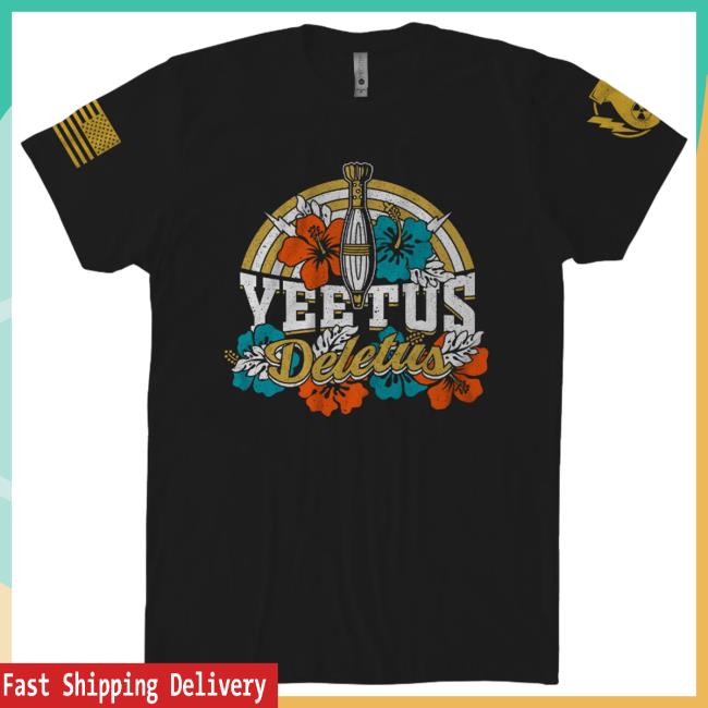 Official Bunker Branding Merch Hawaiian Yeetus Deletus T-Shirt