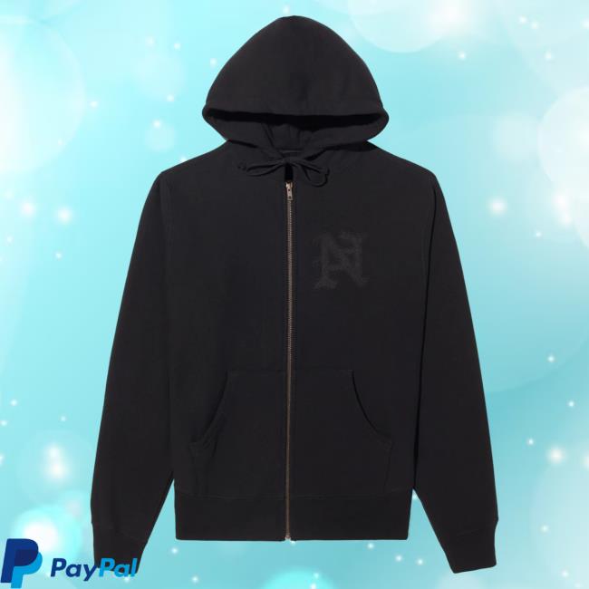 Official Noah Merch Store Split Pull Over Hoodie Black Noah Clothing Shop Apparel