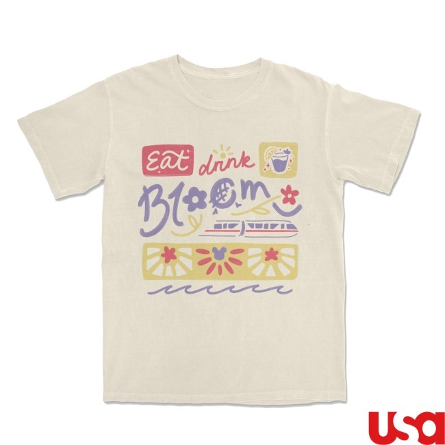 The Lost Bros Eat Drink Bloom Tee Shirt The Lost Bros Merch