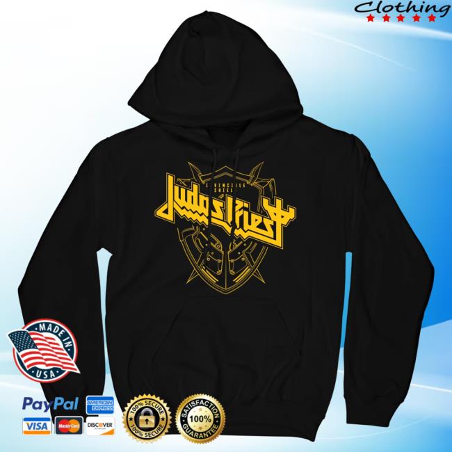 Official MerchBar Judas Priest Invincible Shield Shirt New Judas Priest Merch Bar