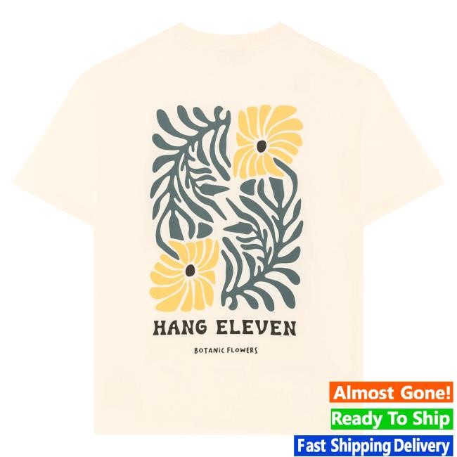 Official Hang Eleven Organic Botanic T-Shirt - Sand