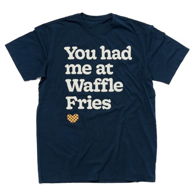 Chick Fil A Merch Waffle Fry Cotton Jersey T-Shirt