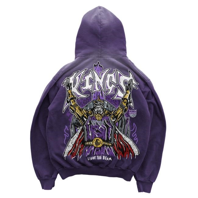 Light The Beam Hoody - Faded Purple | Warren Lotas Official NBA