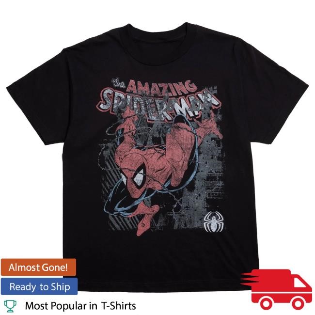 Official Heroes And Villains Forge Series Marvel Amazing Spider-Man Forge T Shirt