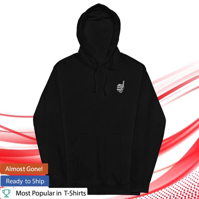 Mrballen Merch Shop Skeleton Thumb Hoodie New