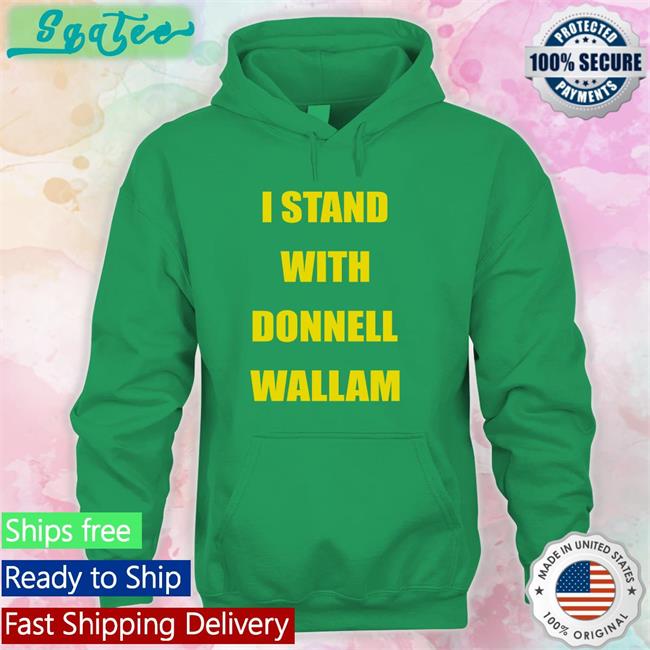 Megan Maurice I Stand With Donnell Wallam Hooded Sweatshirt