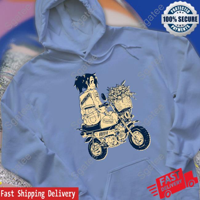 Official Topatoco Shop Flower And Bike Sweatshirt Koibeat