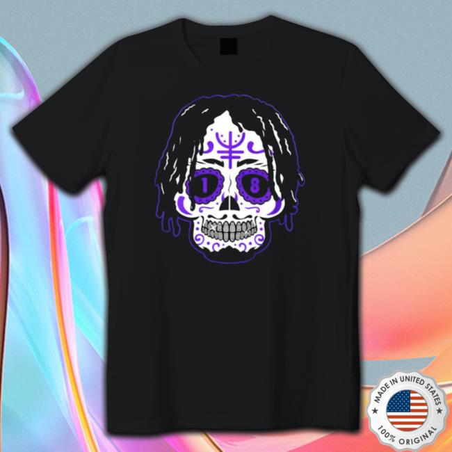 Justin Jefferson Minnesota Vikings Sugar Skull 2022 Hoodie