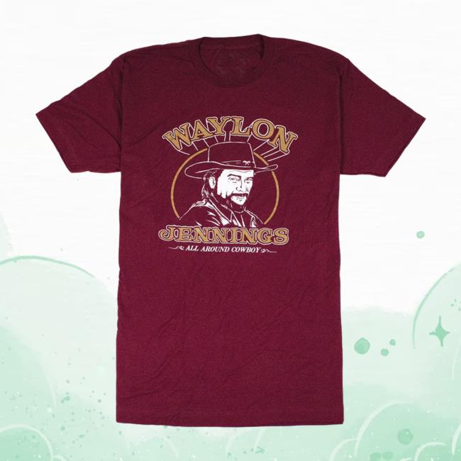 Official Waylon Shop All Around Cowboy Waylon Jennings Shirts