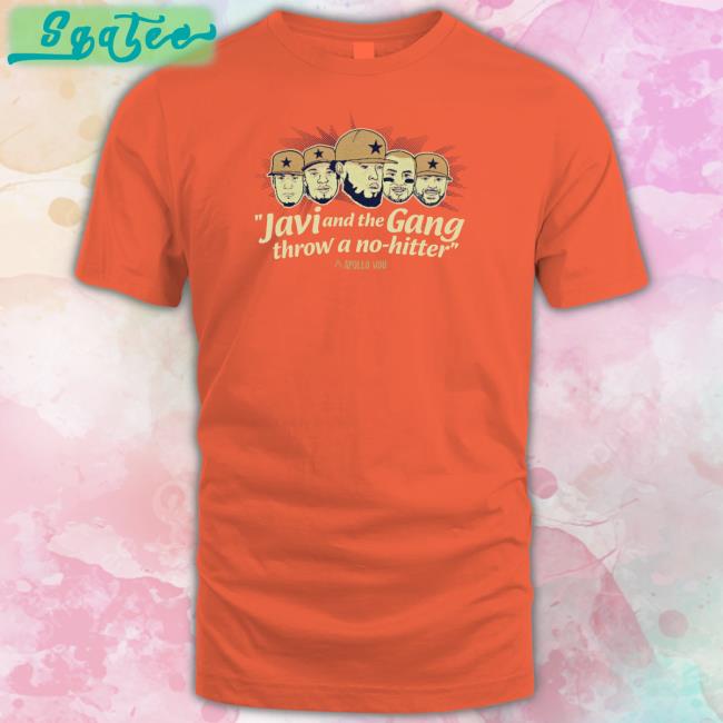 Apollohou Merch Javi And The Gang Throw A No Hitter Long Sleeve T Shirt Apollo Media