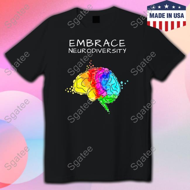Official White Embrace Neurodiversity Hoodie