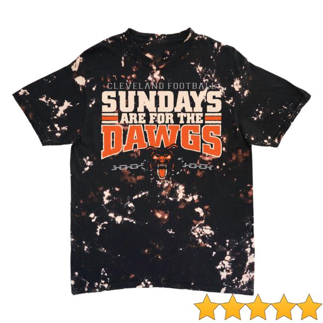 Official Ohio Clothing Store Shop Cleveland Football Sundays Are For The Dawgs Tie Dye 3D Shirt 2023 Ohioclothing