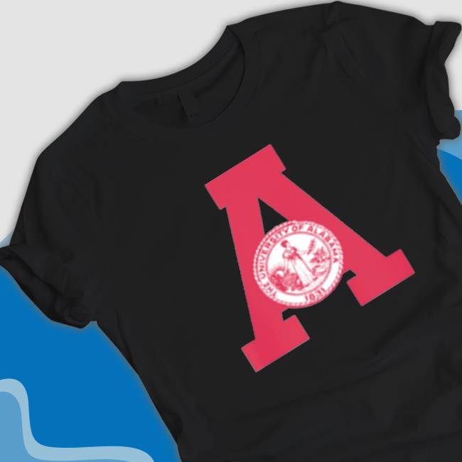Official Top homefield white university of Alabama seal official art Tee