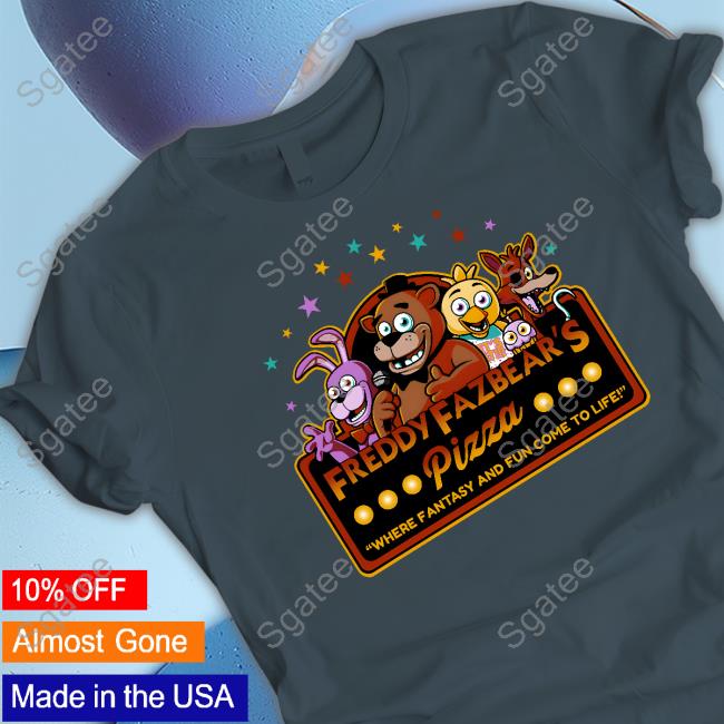 Five Nights At Freddy's Freddy Fazbear's Pizza T-Shirt