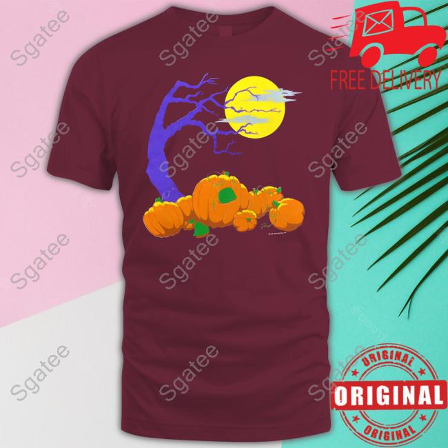 Vintage 90s Halloween Jack O’ Lantern Cartoon T-Shirts Ruby Cruz Tee Shirt