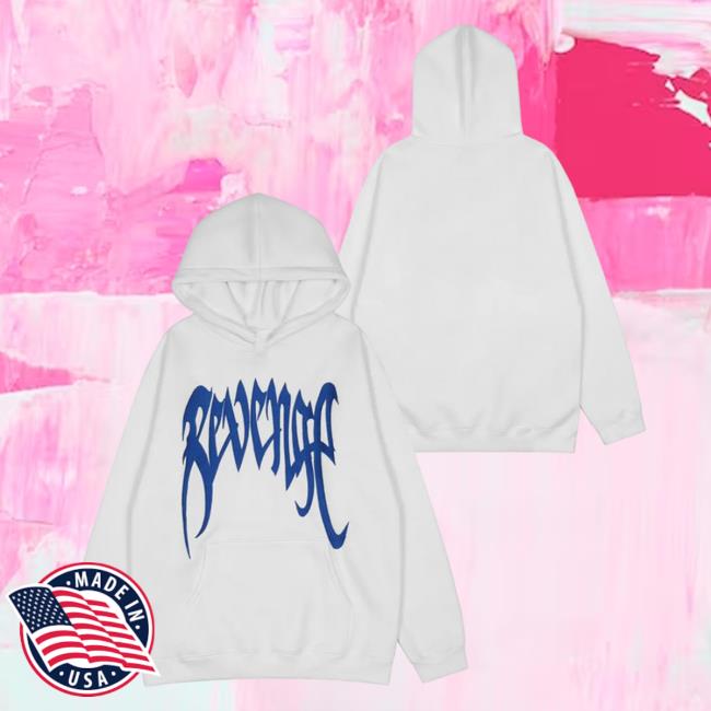 Official Revenge XXXTentacion Apparel Clothing Store Shop Revenge Blue Sweatshirts XXX Tentacion Merch